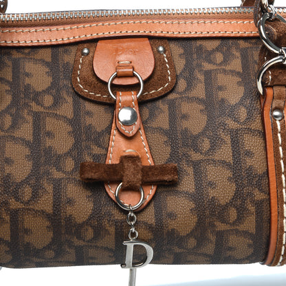 Christian Dior Monogram Trotter Romantique Boston Bag Brown 9 of 9