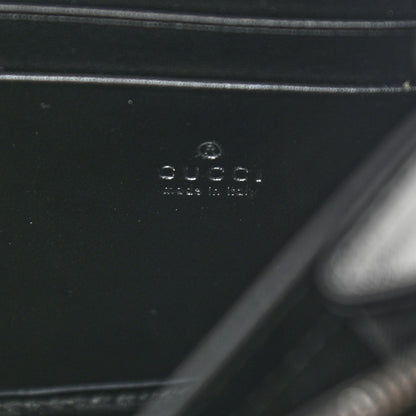 Gucci Calfskin Matelasse GG Marmont Chain Wallet Black 8 of 12