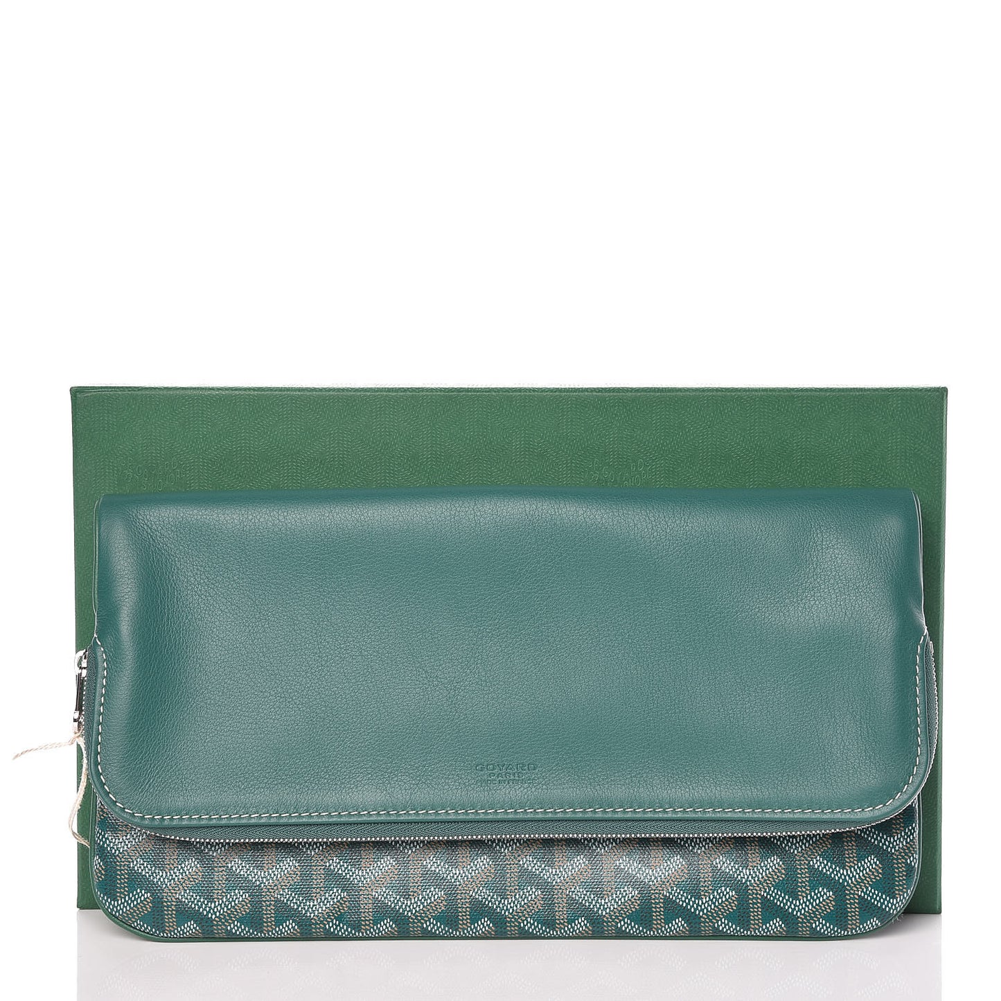 Goyardine Sainte Marie Soft Clutch Green