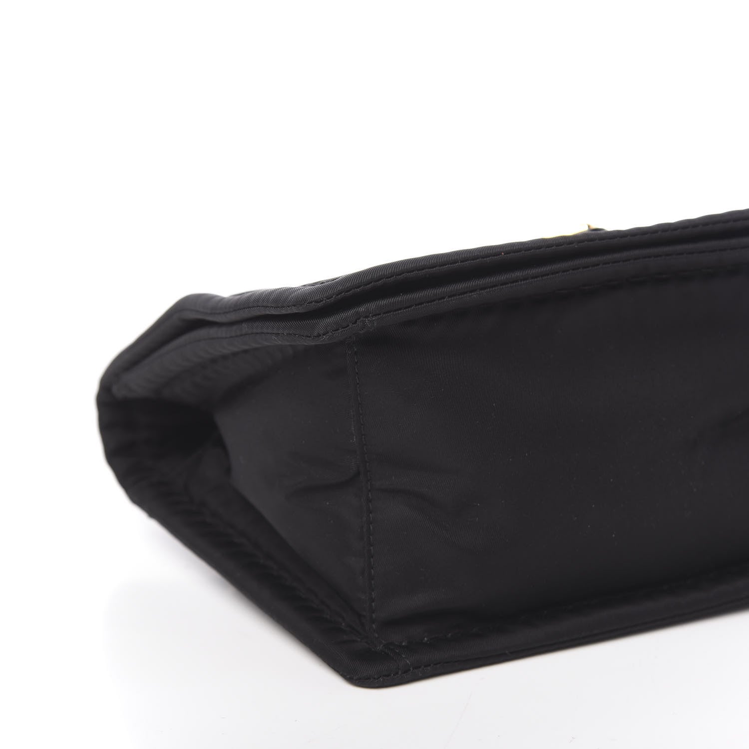 Prada Nylon Tessuto Chain Shoulder Bag Black 8 of 10