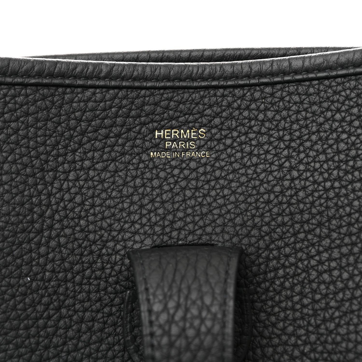 Hermes Taurillon Clemence Evelyne III GM Black 6 of 12