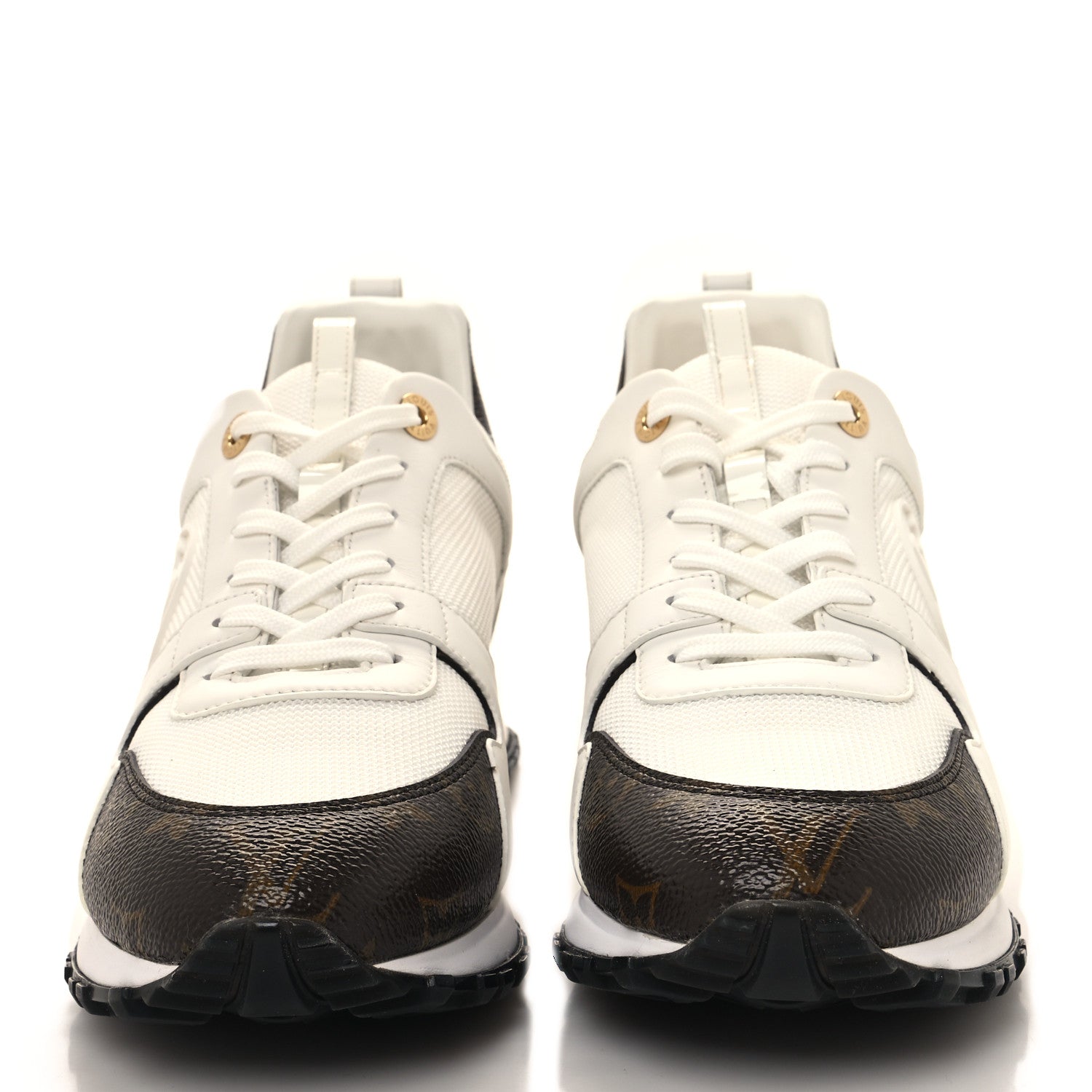 Louis Vuitton Calfskin Monogram Run Away Sneakers 41 White 2 of 8