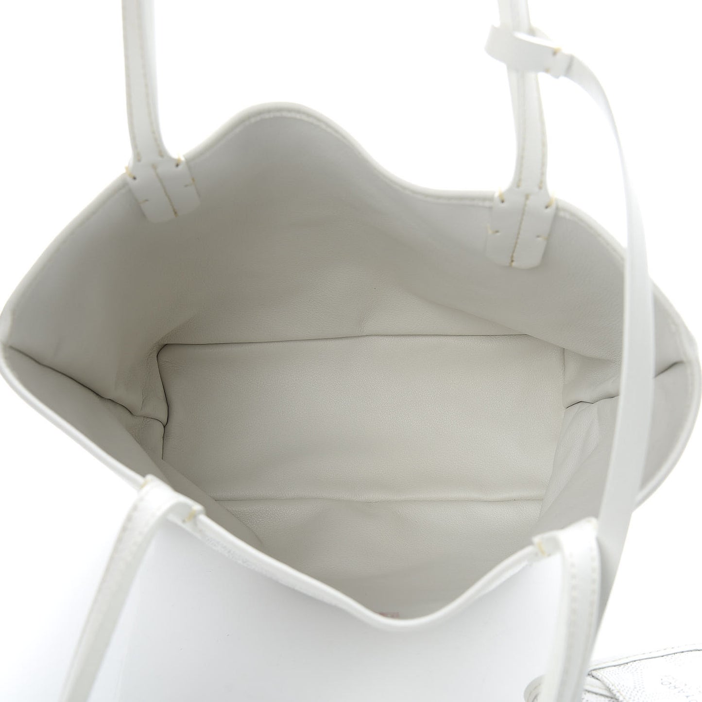 Goyardine Reversible Mini Anjou White