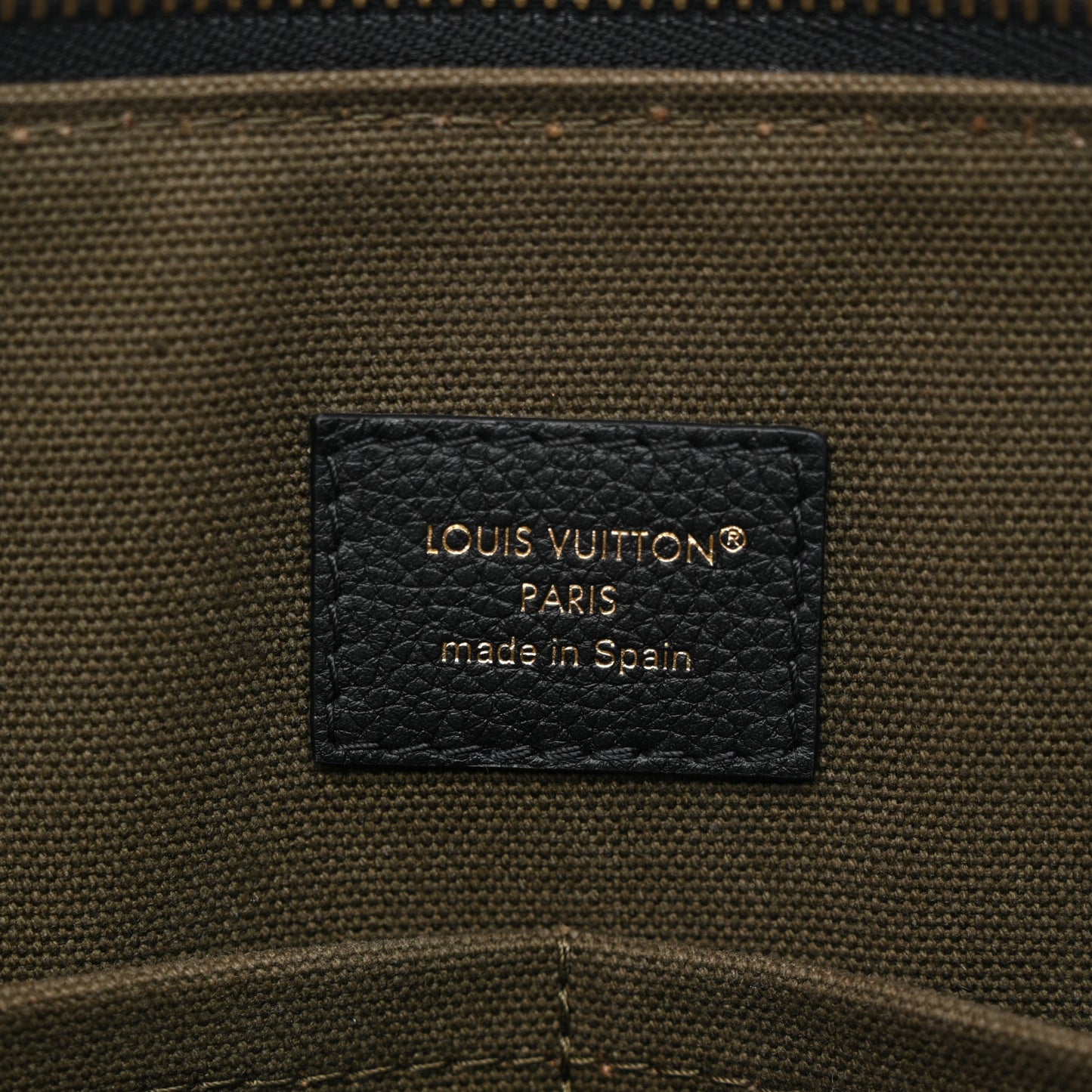 Grained Calfskin Low Key Duffle Tote Black