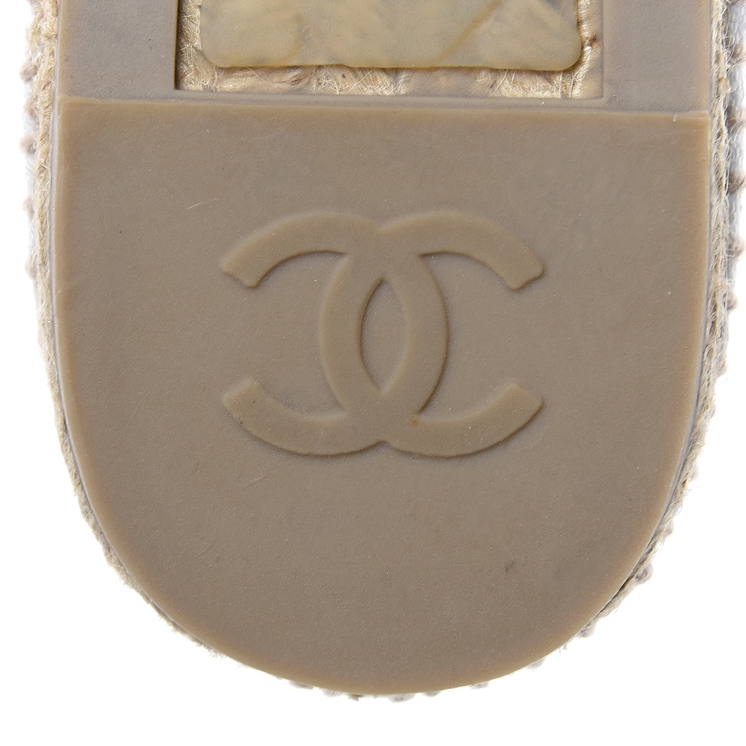 Chanel Mesh Lambskin Espadrilles 41 White Black 8 of 11