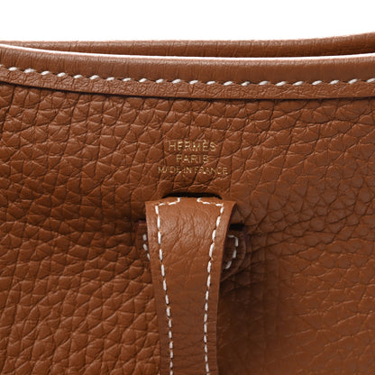 Hermes Taurillon Clemence Evelyne TPM Gold 6 of 10