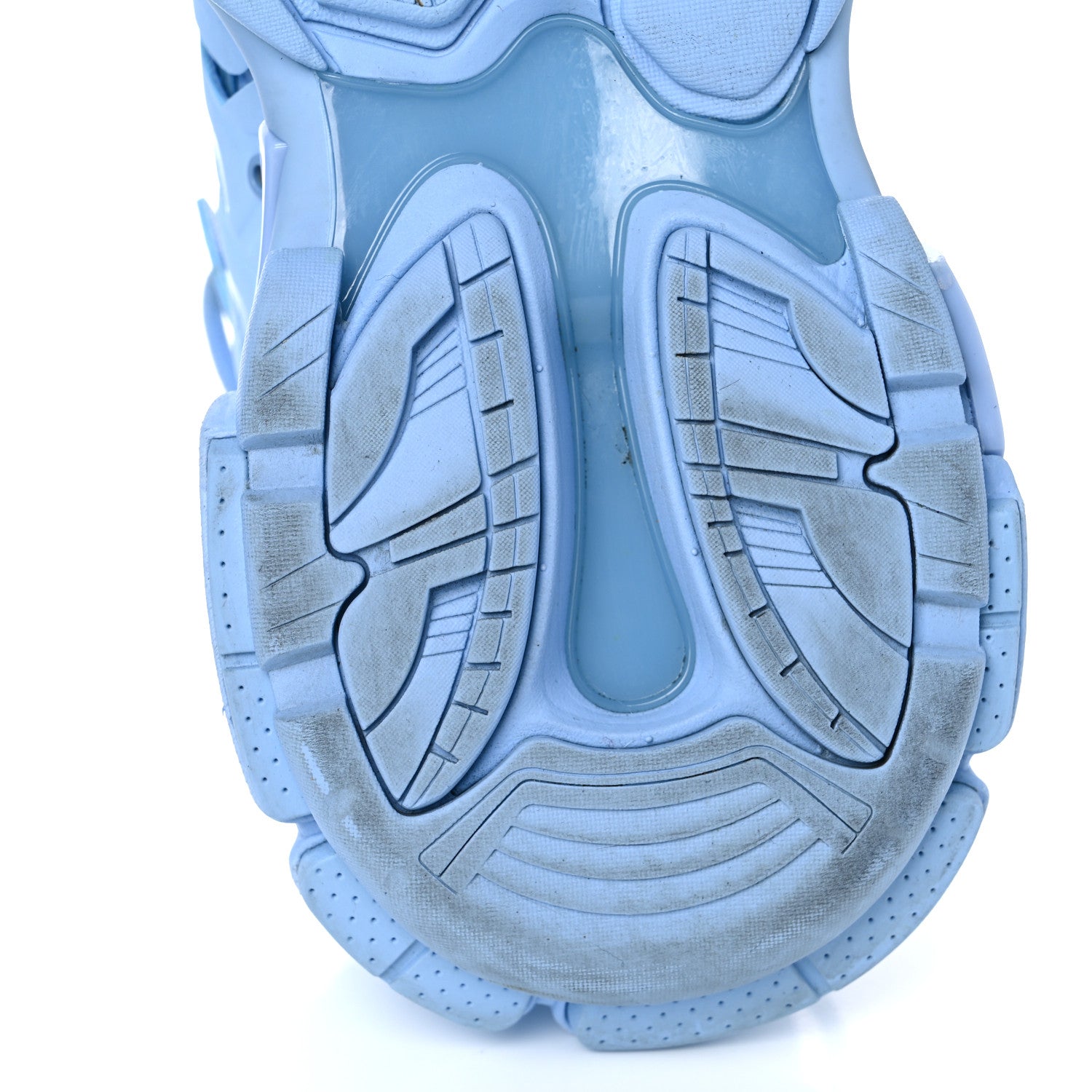 Balenciaga Mesh Nylon Womens Track Sneakers 39 Light Blue 11 of 14