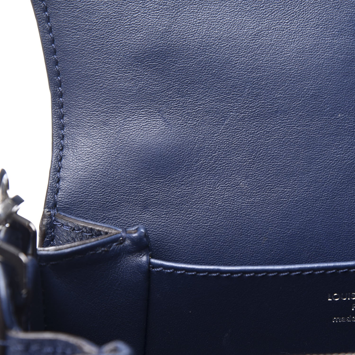 Louis Vuitton Grained Calfskin Vivienne NM Blue Marine 7 of 11