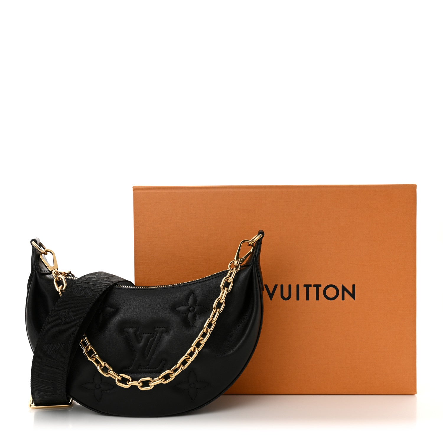 Louis Vuitton Calfskin Bubblegram Over The Moon Black 10 of 10