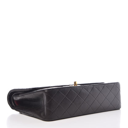 Chanel Lambskin Quilted Medium Double Flap Black 5 of 9