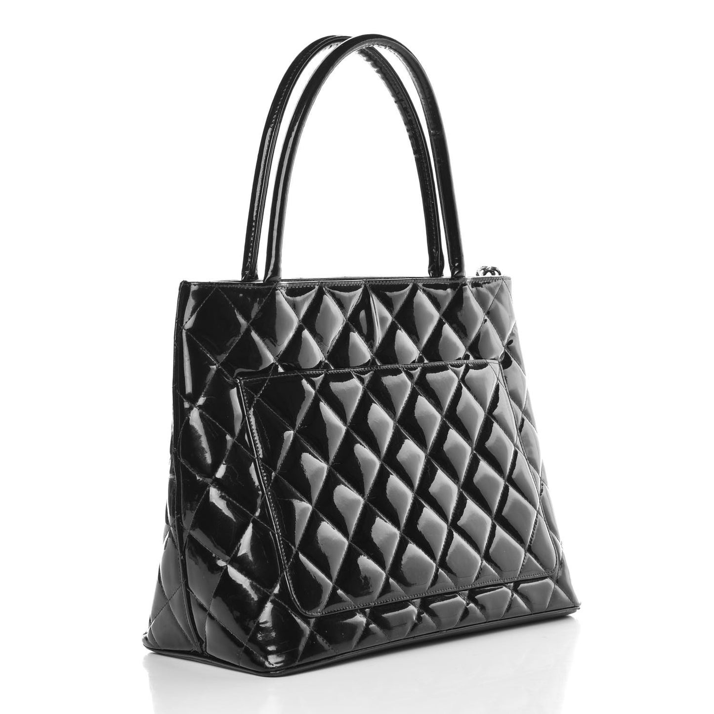 Patent Medallion Tote Black