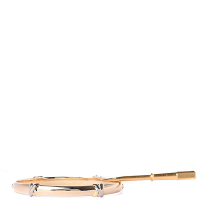 Cartier 18K Pink Yellow White Gold Trinity LOVE Bracelet 17 6 of 6