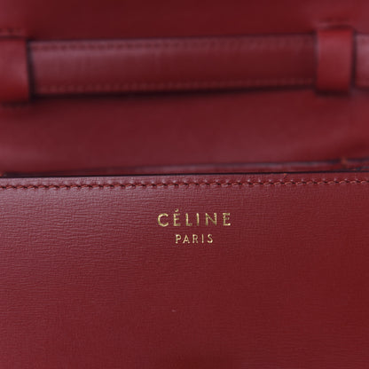 Celine Box Calfskin Small Classic Box Flap Bag Red 9 of 11