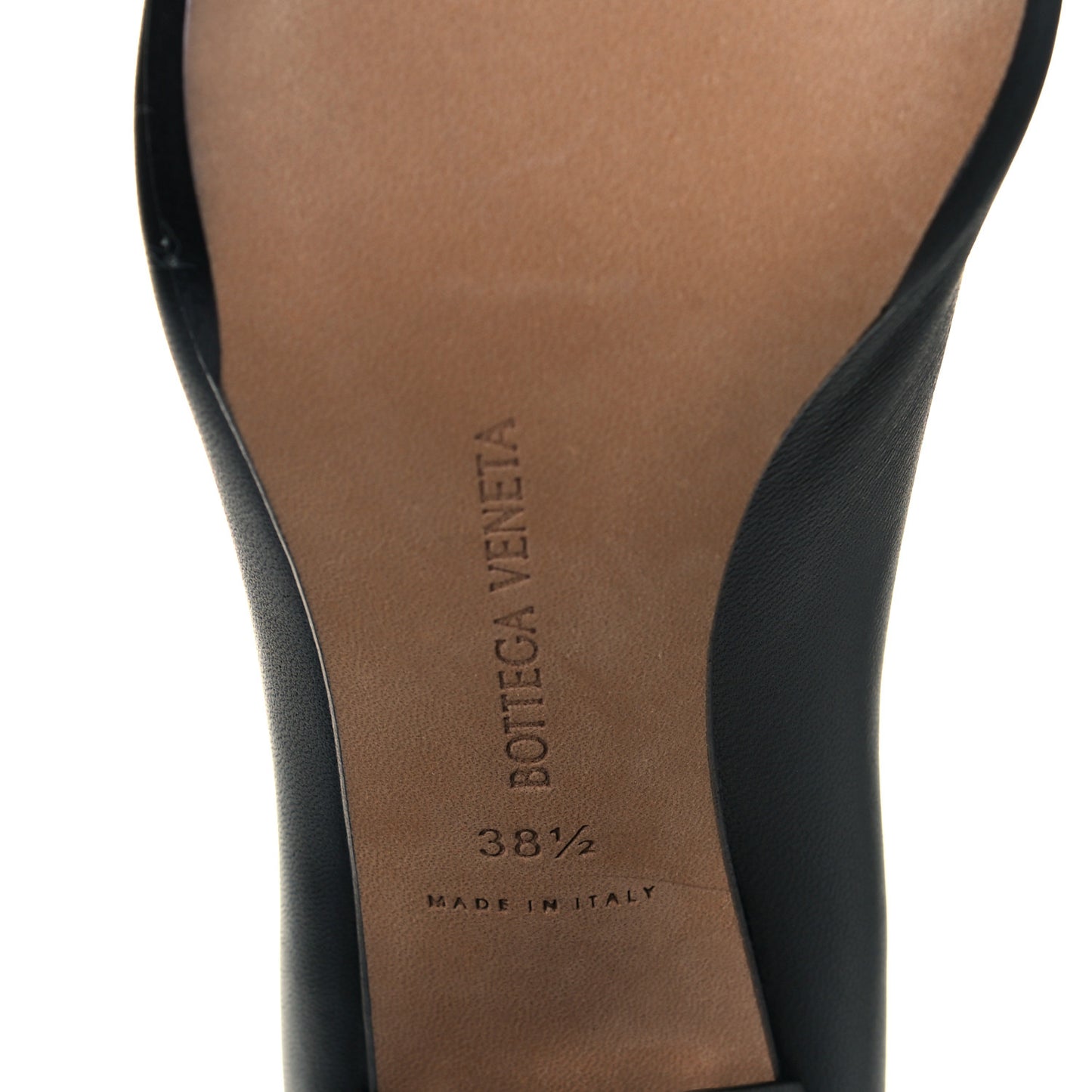 Nappa Almond Pumps 38.5 Black