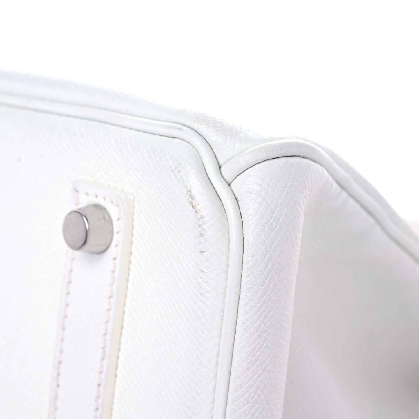 Epsom Birkin 35 White