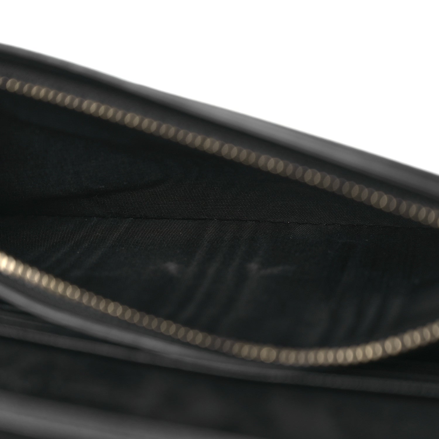 Christian Dior Grained Calfskin Saddle Chain Pouch Black 7 of 15