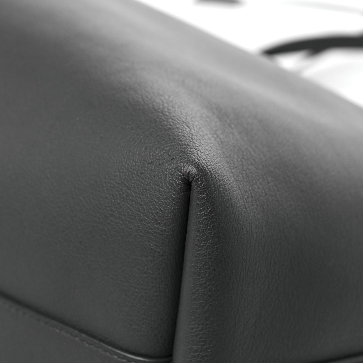 Calfskin Large Shopping Tote Fog
