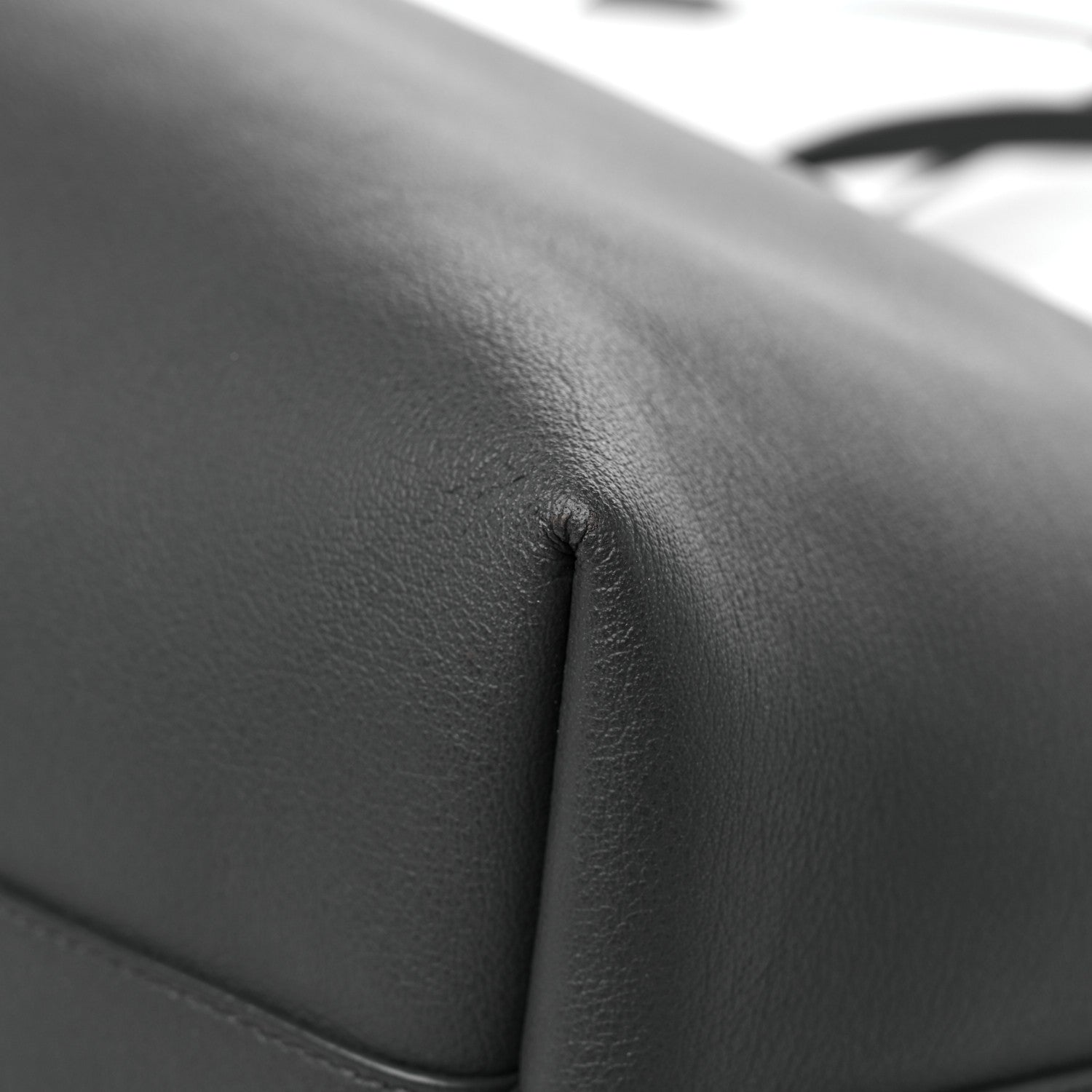 Saint Laurent Calfskin Large Shopping Tote Fog 10 of 15