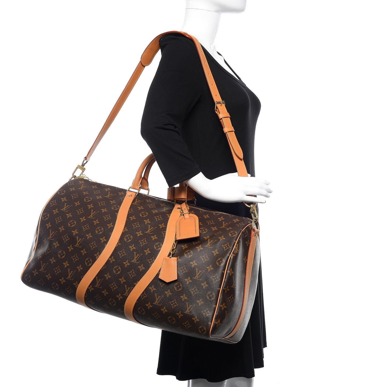Louis Vuitton Monogram Wavy Keepall Bandouliere 50 2 of 10