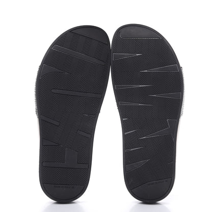 Jimmy Choo Crystal Pool Slide Sandals 38 Black 5 of 7