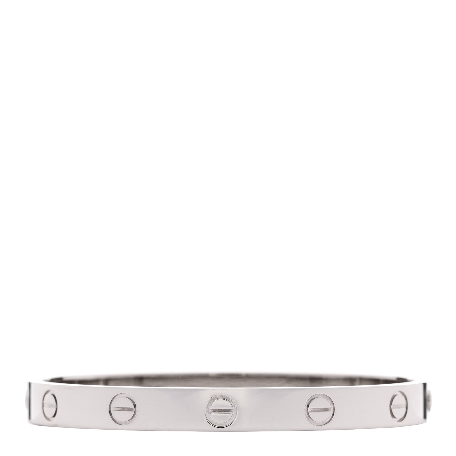 Cartier 18K White Gold LOVE Bracelet 16 1 of 7