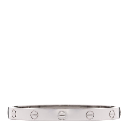 Cartier 18K White Gold LOVE Bracelet 16 1 of 7
