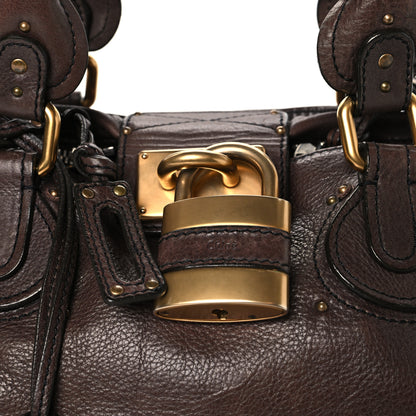 Chloe Calfskin Medium Paddington Satchel Chocolate 8 of 13