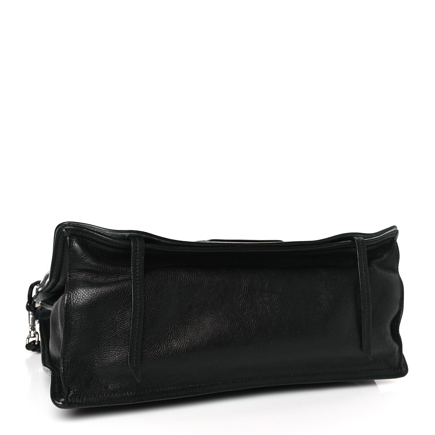 Prada Glace Calf Etiquette Flap Black Astrale 4 of 9