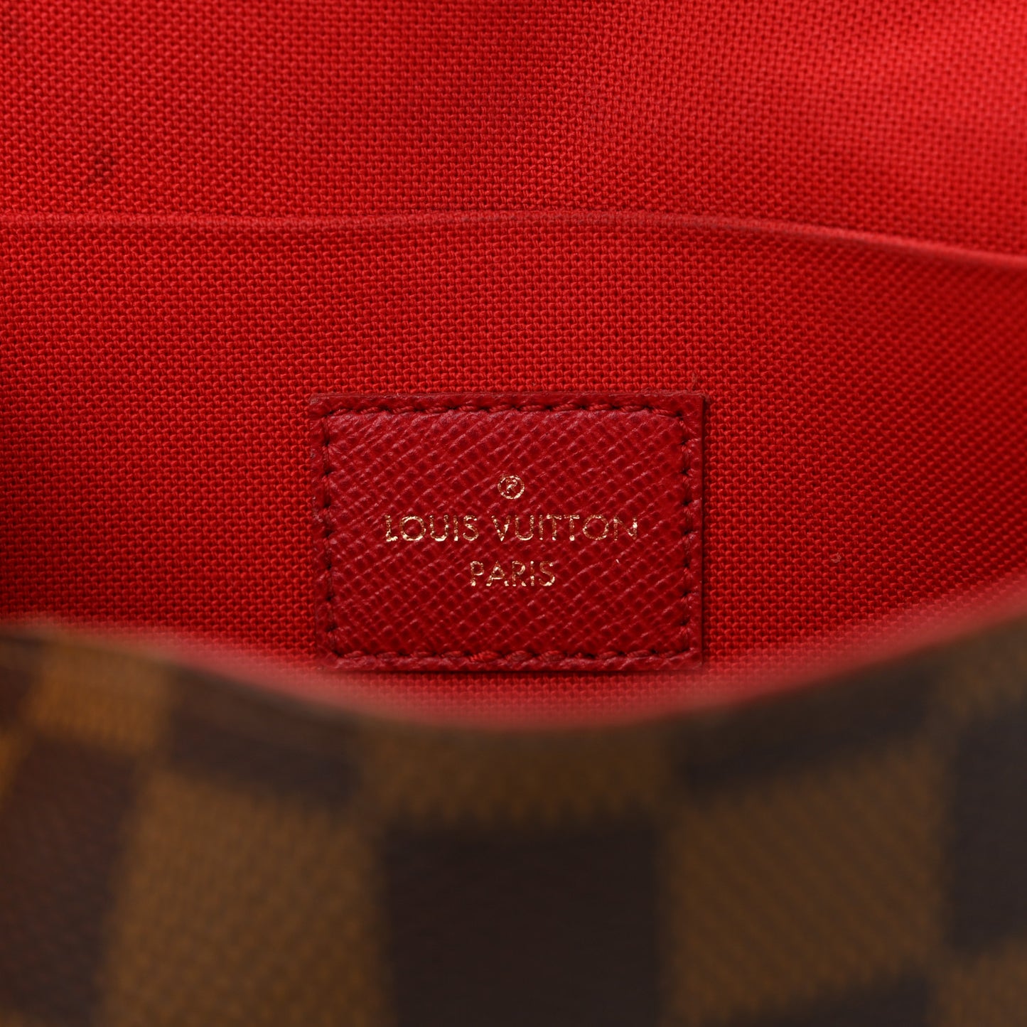 Damier Ebene Pochette Felicie Chain Wallet