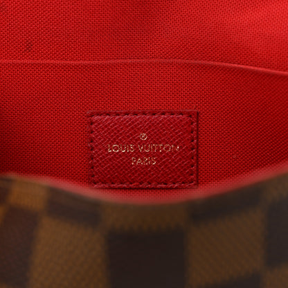 Louis Vuitton Damier Ebene Pochette Felicie Chain Wallet 7 of 15