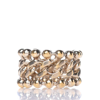 Chanel Chain CC Ring 7 Gold 3 of 4