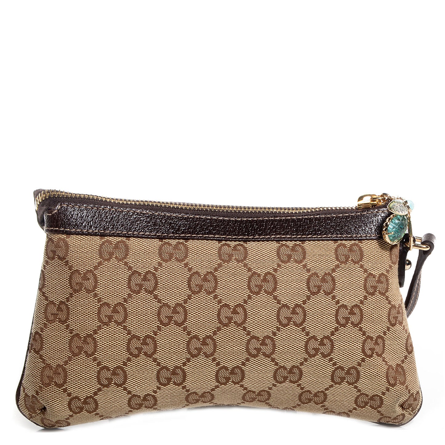 Monogram Bumble Bee Charm Pochette Brown