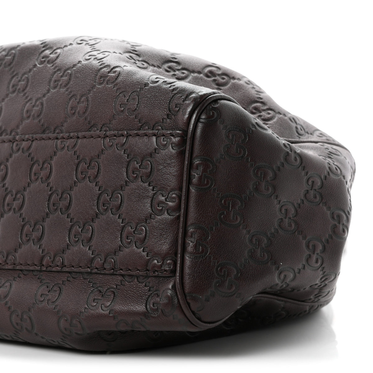 Guccissima Medium Sukey Tote Chocolate