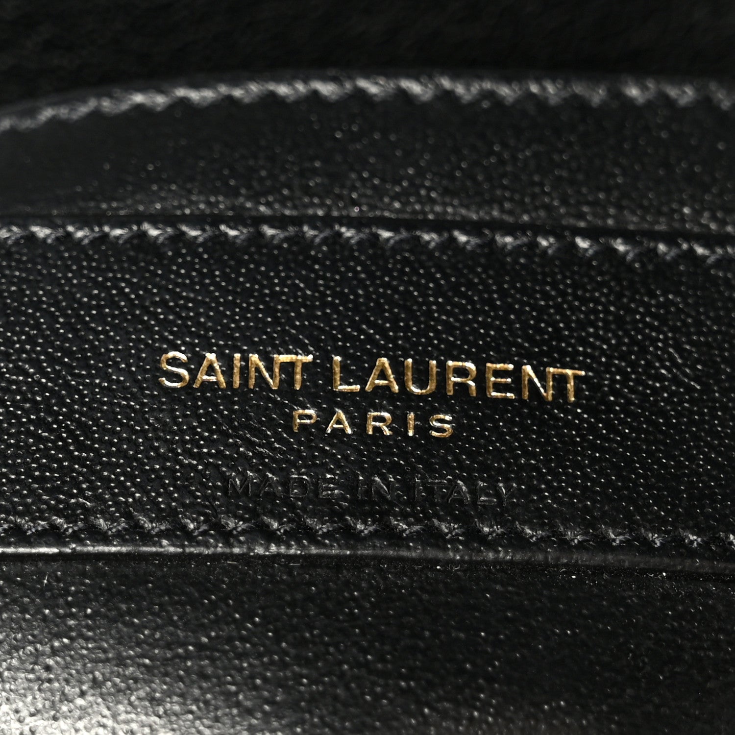 Saint Laurent Sheepskin Matelasse Chevron Monogram Large College Satchel Black 7 of 11