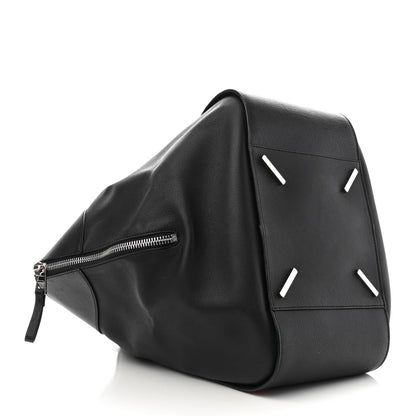 Loewe Calfskin Circle Medium Hammock Shoulder Bag Black Red 4 of 11