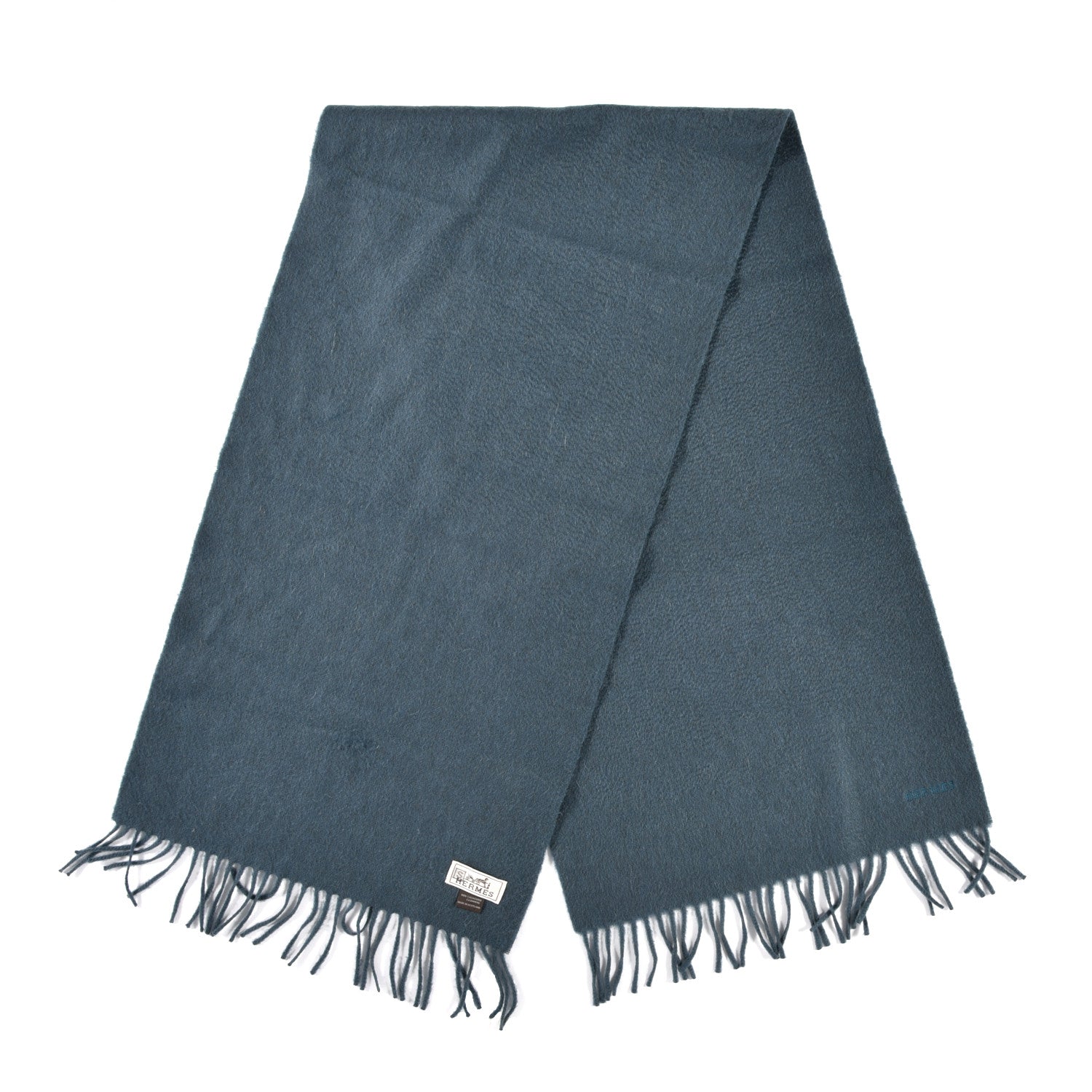 Hermes Cashmere Fringe Stole Scarf 2 of 4