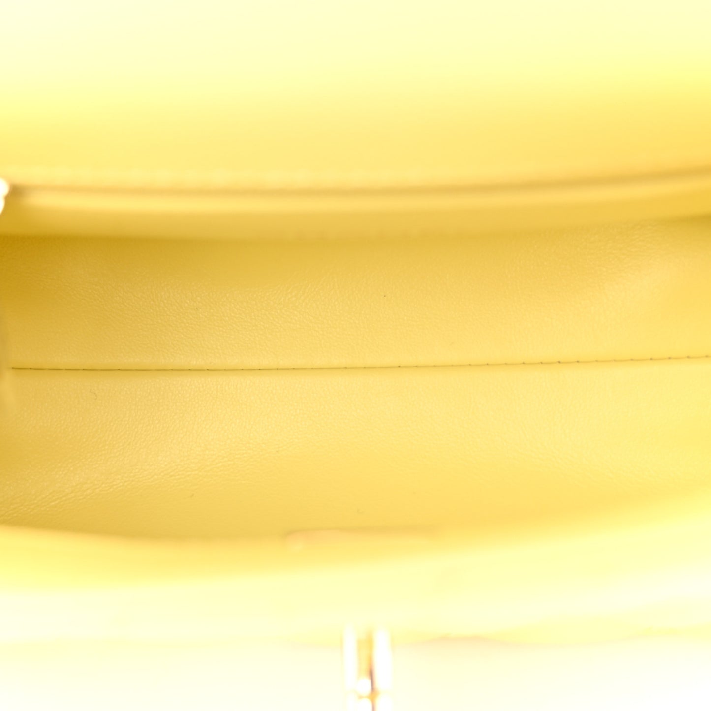 Caviar Quilted Extra Mini Coco Handle Flap Light Yellow