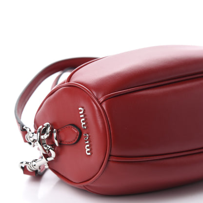 Miu Miu Soft Calfskin Bandoleer Bag Fuoco 6 of 10