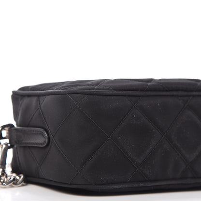 Prada Nylon Tessuto Impuntu Quilted Chain Crossbody Black 6 of 10