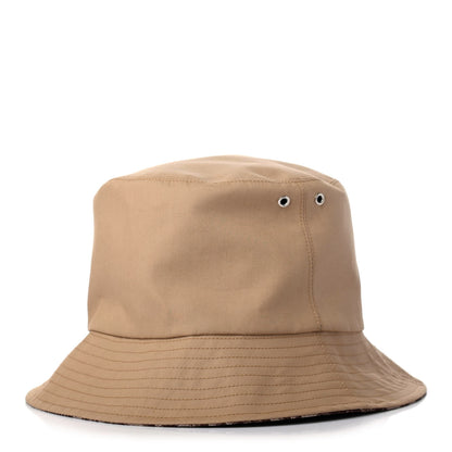 Christian Dior Oblique Reversible Teddy-D Brim Bucket Hat 57 Beige 1 of 5