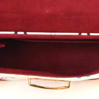 Louis Vuitton Monogram Multicolor Beverly MM White 5 of 9