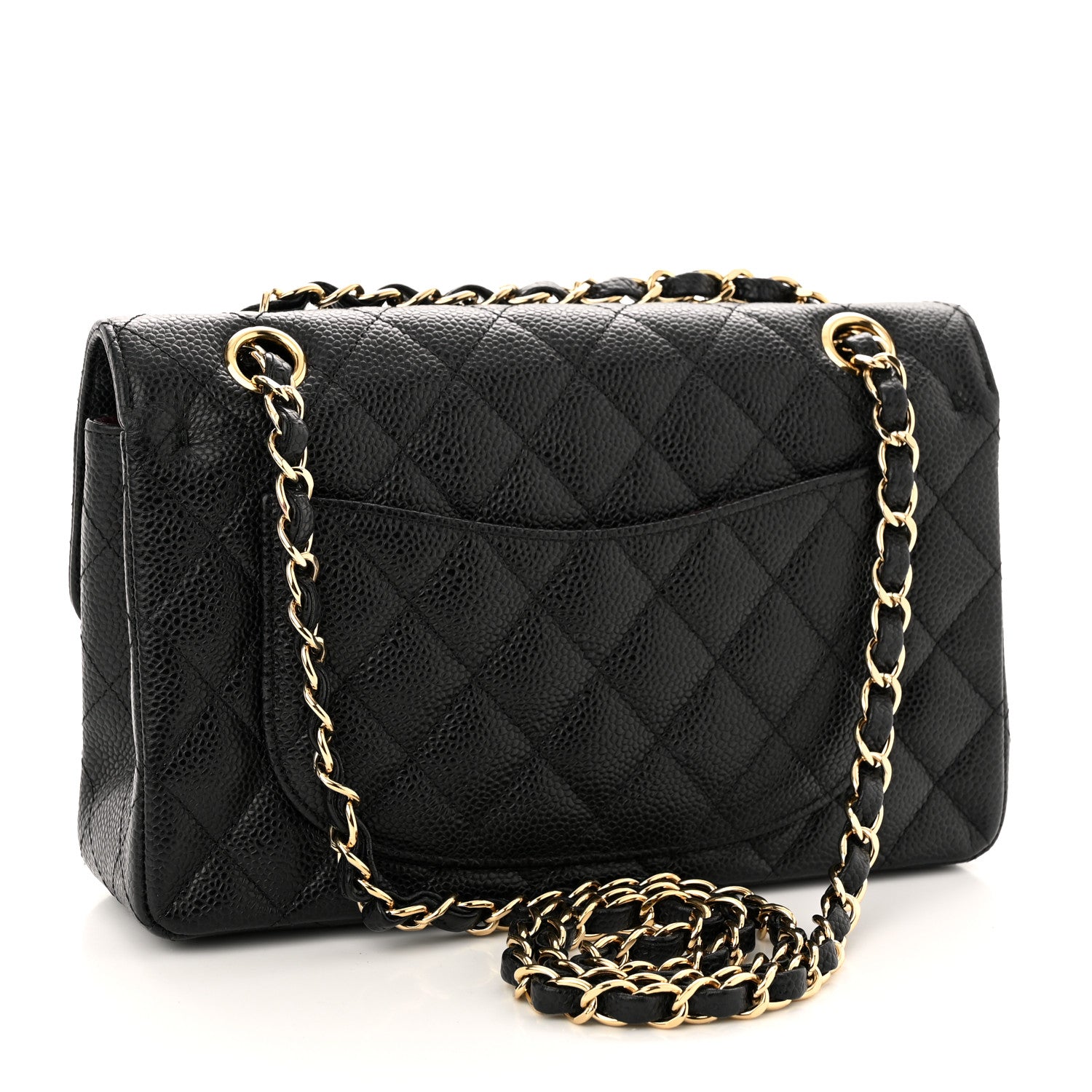Chanel Caviar Quilted Small Double Flap Black 3 of 11