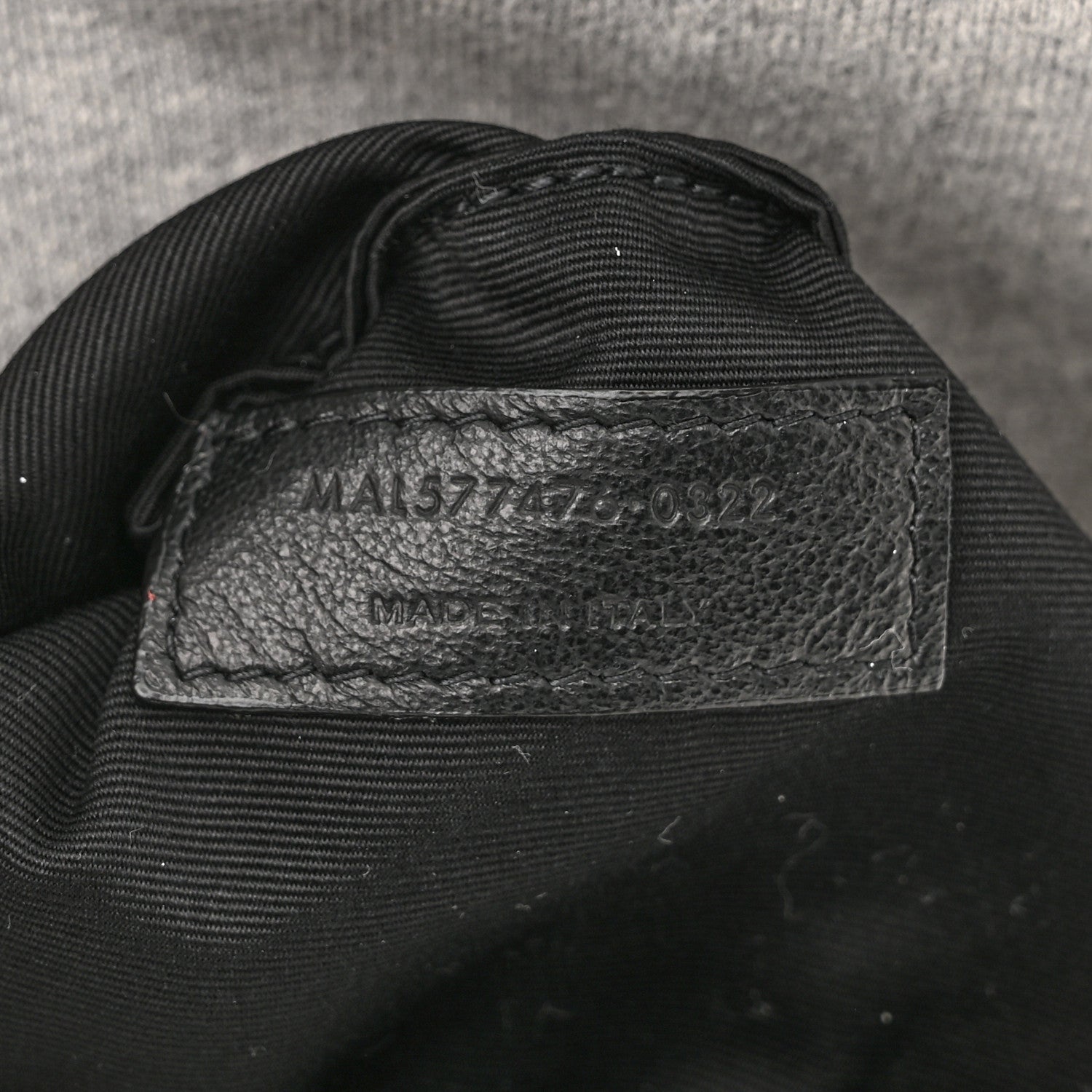 Saint Laurent Jersey Quilted Small Loulou Puffer Monogram Chain Satchel Grey Cloud 7 of 11