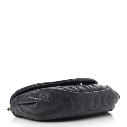 Chanel Caviar Half Moon Wallet On Chain WOC Black 4 of 11