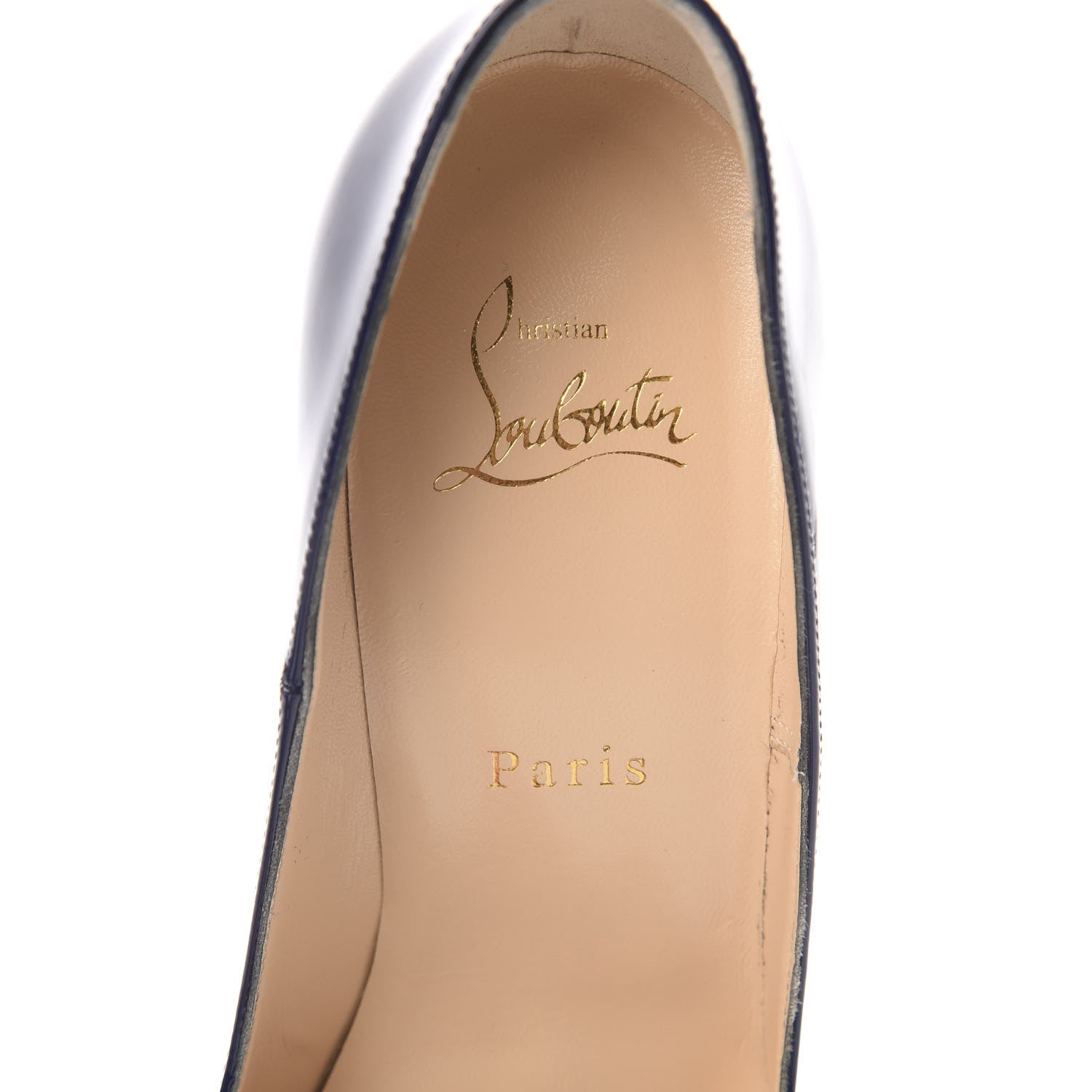 Christian Louboutin Patent So Kate 120 Pumps 38.5 China Blue 6 of 10