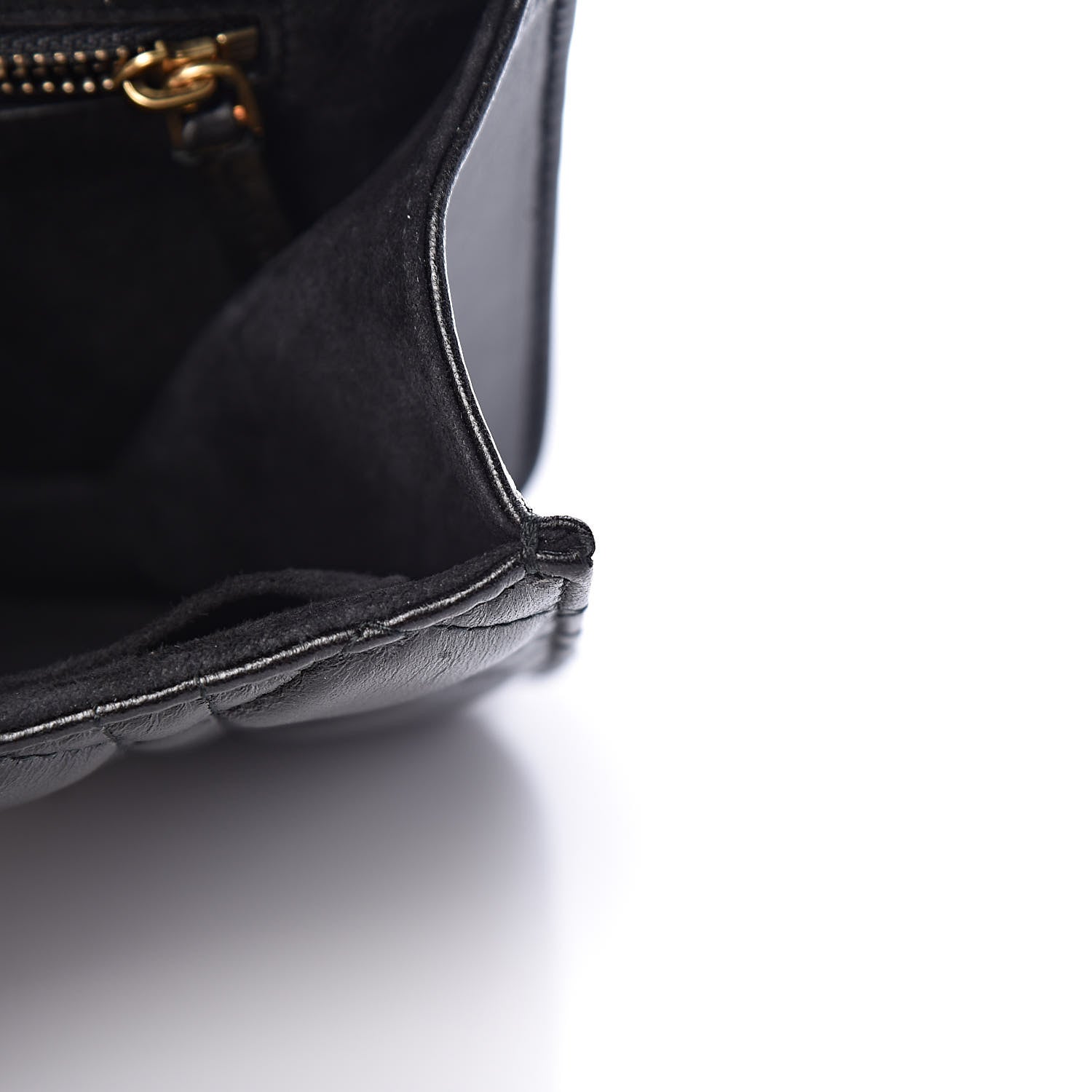 Christian Dior Lambskin Cannage Small Dioraddict Flap Bag Black 9 of 17
