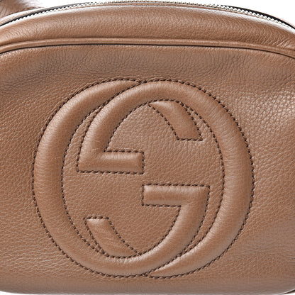 Gucci Pebbled Calfskin Small Soho Disco Bag Rose Beige 9 of 11