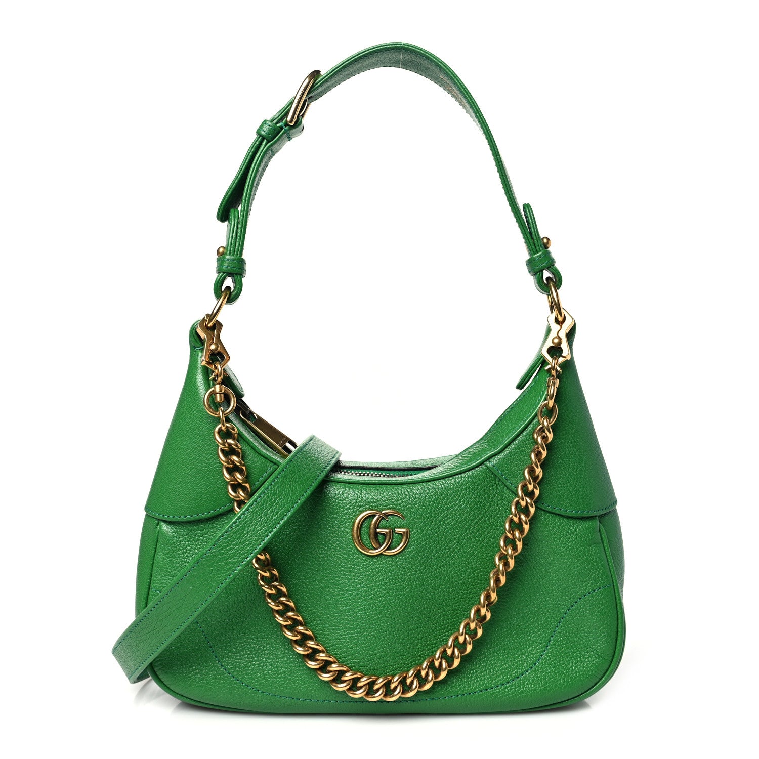 Gucci Goatskin Small Aphrodite Shoulder Bag New Shamarock 1 of 10