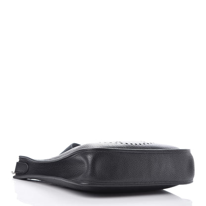 Hermes Taurillon Clemence Evelyne PM Black 4 of 9