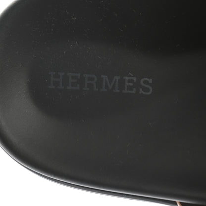 Hermes Calfskin Womens Chypre Sandals 36 Naturel 7 of 9